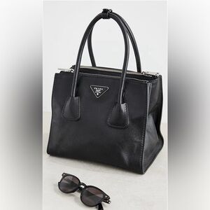 Prada Black Leather Satchel